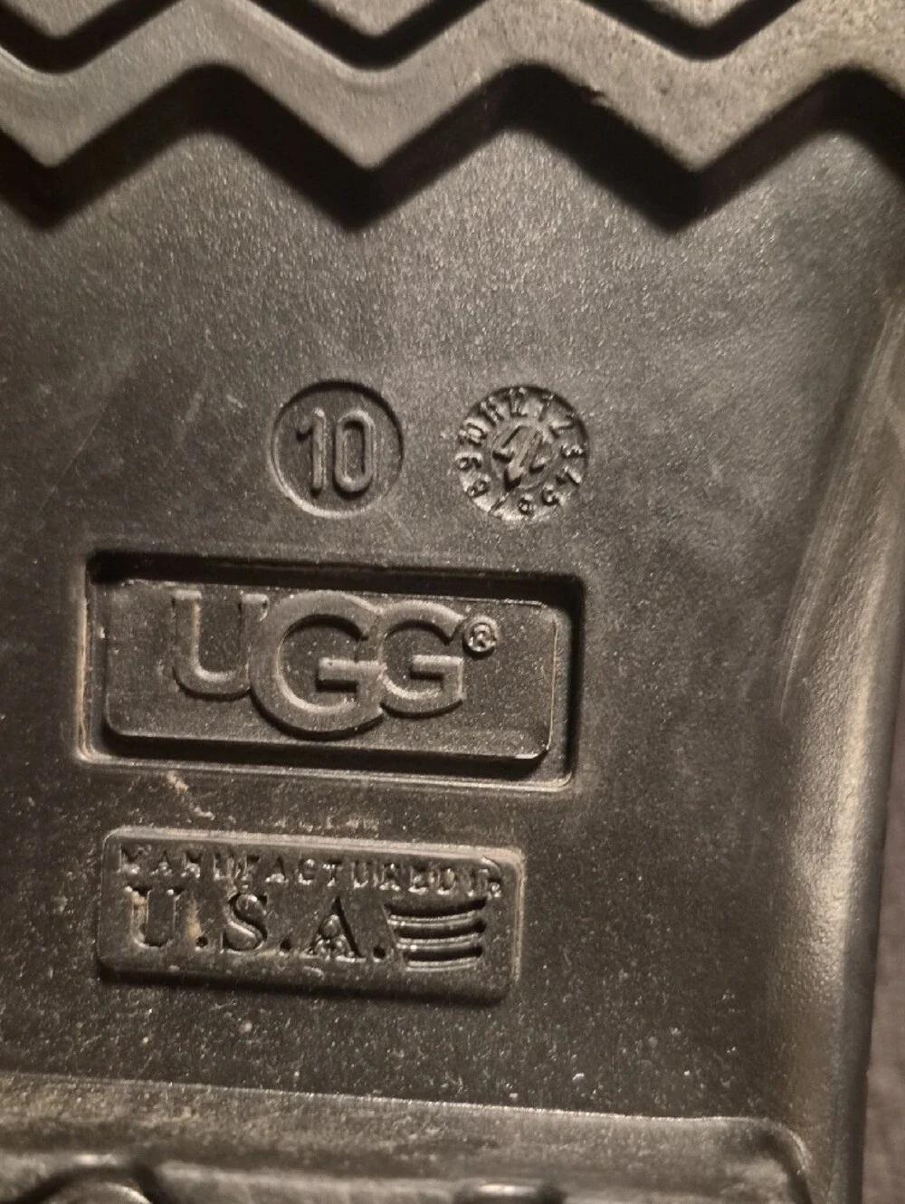 UGG Men's Black Tall Rubber Rain Boots